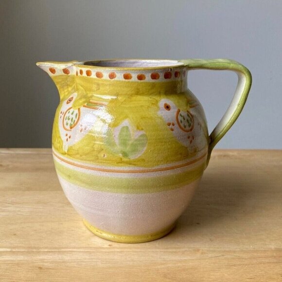 Vietri Italy Campagna Chicken Large Pitcher - Picture 2 of 14